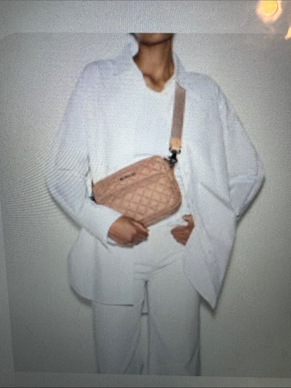 MZ Wallace Dusty Rose Quilted Mini Crossbody - NWT - Picture 5 of 6